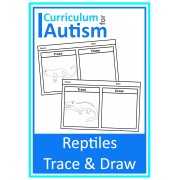 Reptiles Trace & Draw Worksheets
